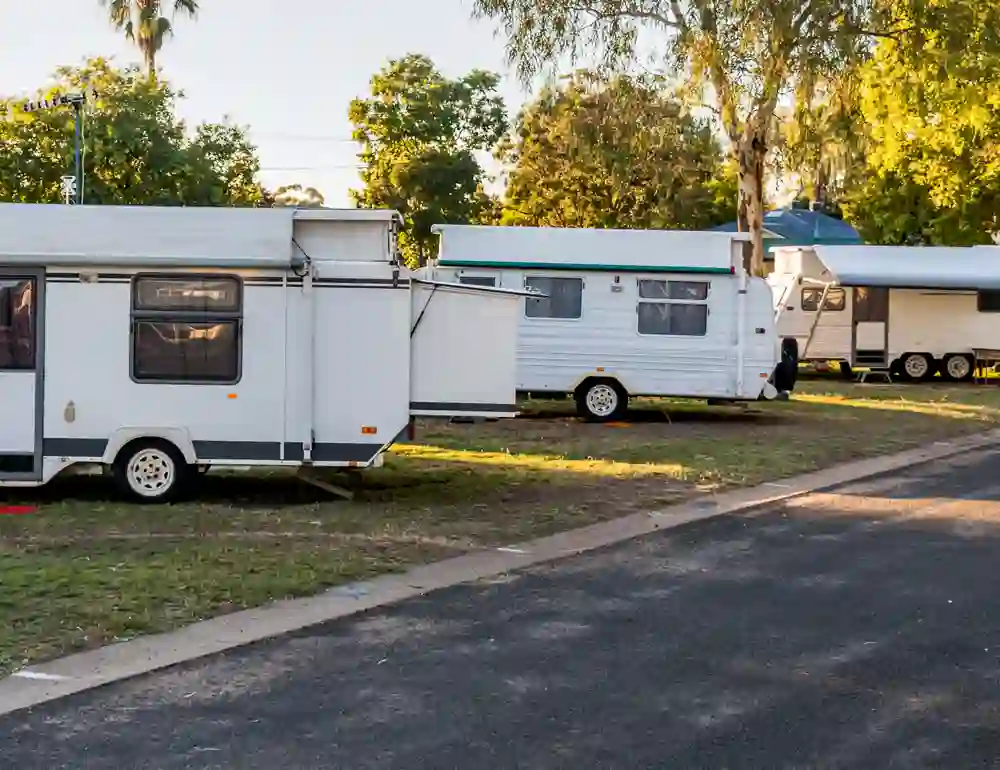 Caravan park in Australia